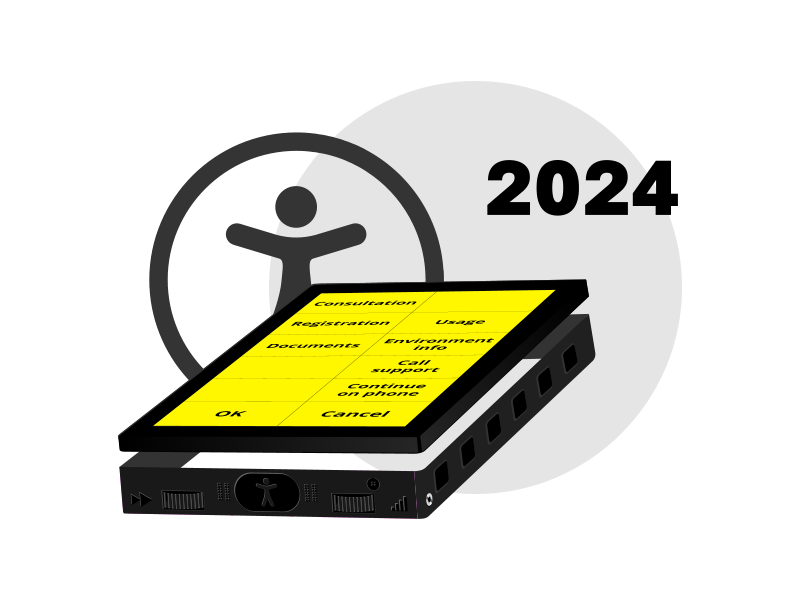 2024: тактильное управление для незрячих